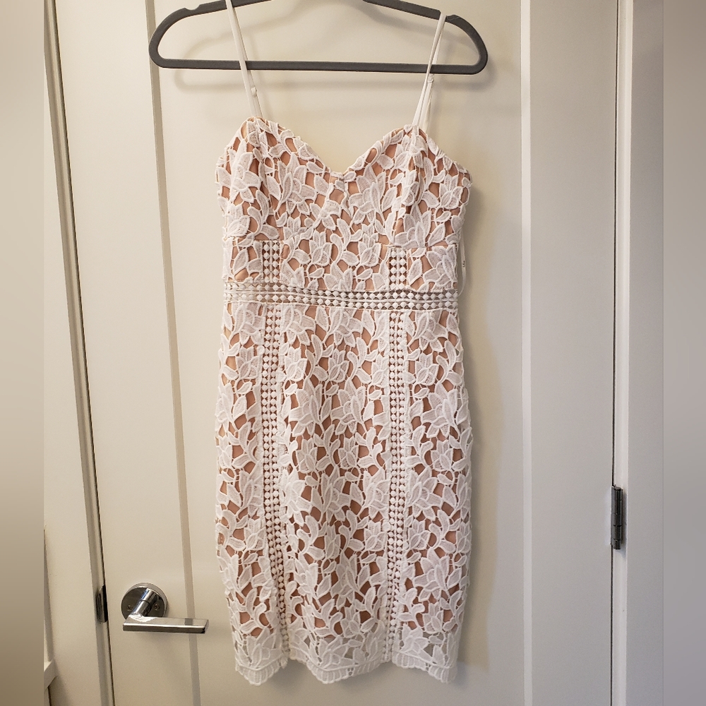 White lulus dress